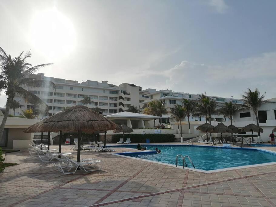 Confortable Depa En Condominio Frente Al Mar! Cancun Ngoại thất bức ảnh