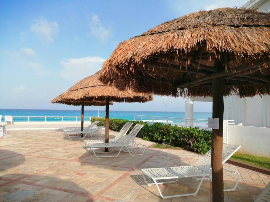 Confortable Depa En Condominio Frente Al Mar! Cancun Ngoại thất bức ảnh